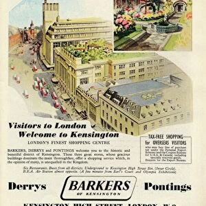 Advert for Barkers of Kensington, 1951