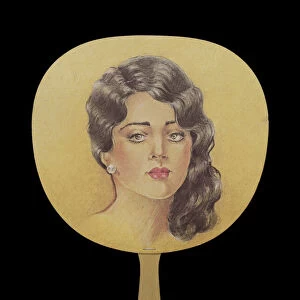 Advertising fan from the Cotton Club, 1923-1935. Creator: Unknown