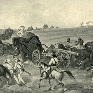 The Advance of the Siege Train to Delhi, 1857, (1901). Creator: George Francklin Atkinson