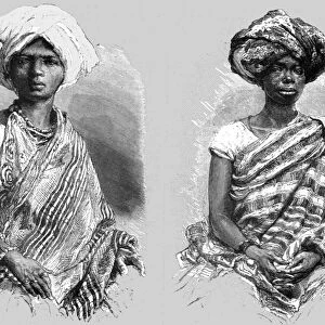 African Belles in Brazil; Rio De Janeiro and the Organ Mountains, 1875. Creator: Thomas Woodbine Hinchliff