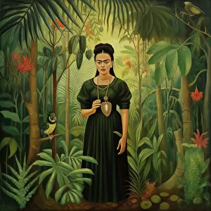 Surrealism artwork Collection: Frida Kahlo surrealist self-portraits