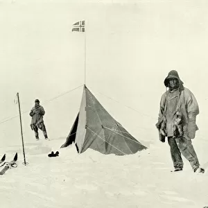 Amundsens Tent at the South Pole, January 1912, (1913). Artist: Henry Bowers