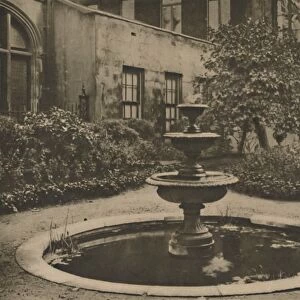 Ancient Mulberry Tree and Fountain in the Garden of Drapers Hall, c1935. Creator: Joel