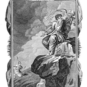 Angel of the Lord appearing to Elijah on the mountain, 1804