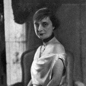 Anna de Noailles, French author, 1930