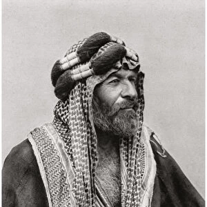 An Arab sheikh, Iraq, 1925. Artist: A Kerim