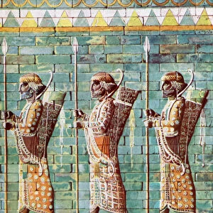 The archers of Kiing Darius, Susa, Iran, 1933-1934