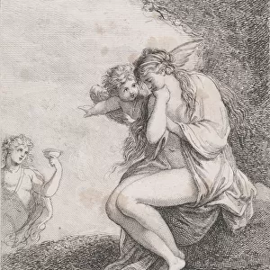 Ariadne on Naxos Approached by Bacchus, ca. 1790. ca. 1790. Creator: Thomas Rowlandson