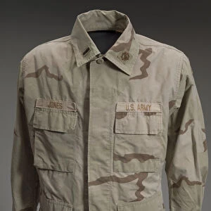 Army jacket worn by Andre M. Jones during the Iraq War, 2003. Creator: Unknown