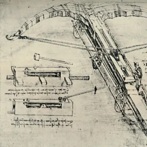 Ballista, 1928. Artist: Leonardo da Vinci