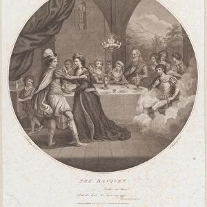 The Banquet (Shakespeare, Macbeth, Act 3, Scene 3), October 10, 1786. Creator: John Baldrey