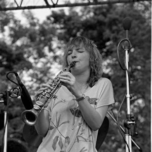 Barbara Thompson, Knebworth Jazz Festival, Hertfordshire, July, 1981. Artist: Brian O Connor