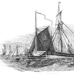 Barking fishing boats, 1844. Creator: Unknown