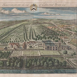 Barrington, The Seat of Edmond Bray, Esq. [1712] reissued 1768. Creator: Johannes Kip