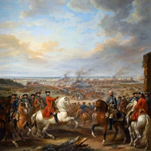 The Battle of Fontenoy, 11 May 1745. Artist: Lenfant (L Enfant), Pierre (1704-1787)