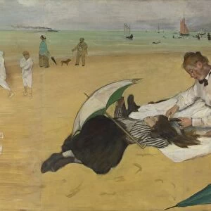 Beach Scene, c. 1869. Artist: Degas, Edgar (1834-1917)