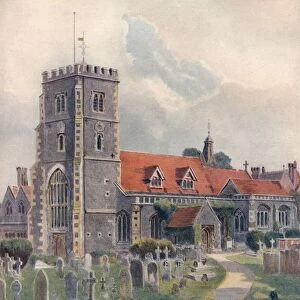 Beddington Church, 1912, (1914). Artist: Jamess Ogilvy