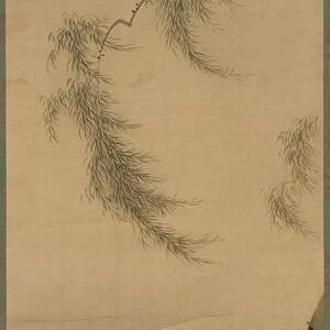 Beneath the Willow, after 1778. Creator: Tsukioka Sessai (Japanese, 1839)