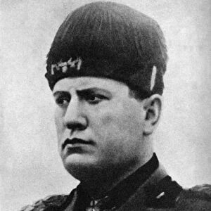 Benito Mussolini (1883-1945), Italian fascist dictator, 1922 (1936)