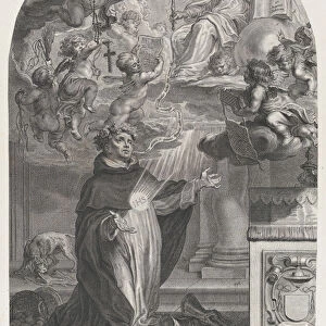 The Blessed Henry Suso Kneeling before Eternal Wisdom, before 1650