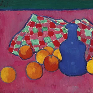 Blue Vase with Oranges, 1908. Artist: Javlensky, Alexei, von (1864-1941)