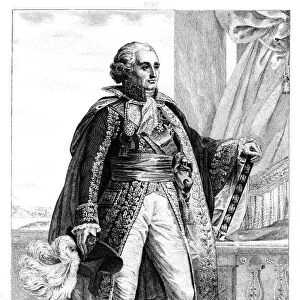 Bon Adrien Jeannot de Moncey (1754-1842), Marshal of France, 1839. Artist: Geille