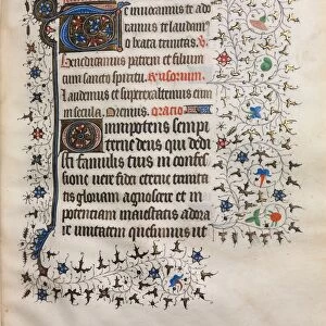 Book of Hours (Use of Paris): Decorated Initial, c. 1420. Creator: Boucicaut Master (French