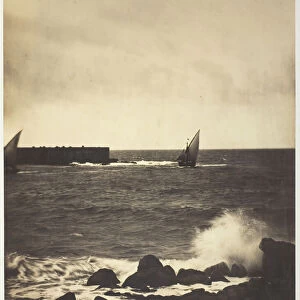 The Breaking Wave, 1857. Creator: Gustave Le Gray