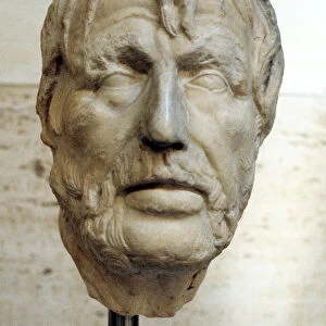 Bust of Marcus Annaeus Seneca, the Elder (c55 BC-40 AD), Roman Rhetorician, c1st century