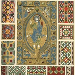 Byzantine incrusted enamel, marble mosaic, glass mosaic, (1898). Creator: Unknown