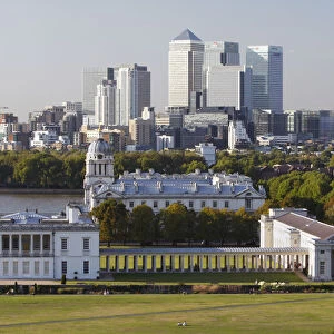 Canary Wharf from Greenwich Park, London, 2009