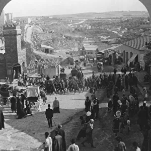 Capture of Jerusalem, Palestine, World War I, c1917-c1918. Artist: Realistic Travels Publishers