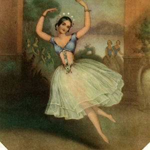 Carlotta Grisi in La Peri, 19th century