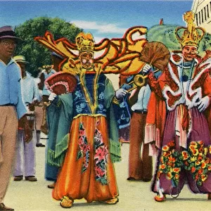 Carnival, Trinidad, B. W. I. c1940s. Creator: Unknown