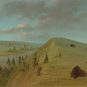 Cedar Bluffs, 1861 / 1869. Creator: George Catlin
