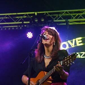 Chloe Charles, Love Supreme Jazz Festival, Glynde Place, East Sussex, 2014. Artist: Brian O Connor