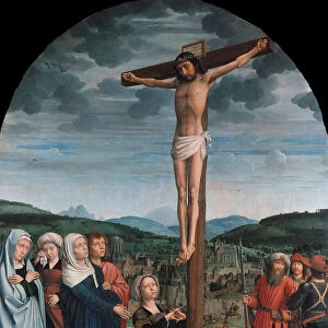 Christ on the Cross, ca 1515. Artist: David, Gerard (ca. 1460-1523)