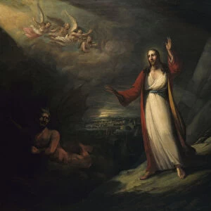 Christ Tempted by the Devil, 1818. Creator: John Ritto Penniman