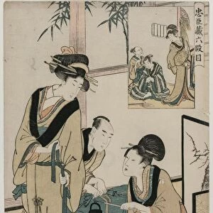 Chushingura: Act VI of The Storehouse of Loyalty, late 1790s. Creator: Kitagawa Utamaro (Japanese