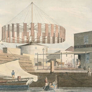Circular Mill, King Street, New York, 1830. Creator: John William Hill
