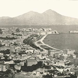 The City, Bay and Vesuvius, Naples, Italy, 1895. Creator: Unknown