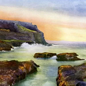 The Cliff, Castlerock, Londonderry, Northern Ireland, 1924-1926. Artist: MC Green