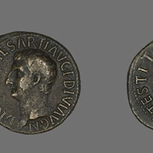 As (Coin) Portraying Drusus, 21-22. Creator: Unknown