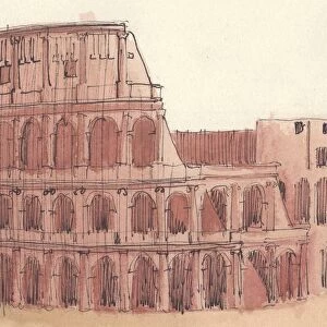 The Colosseum, Rome, Italy, 1951. Creator: Shirley Markham