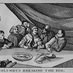 Columbus Breaking The Egg, c1815. Creator: William Davison