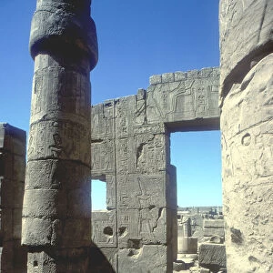 Columns, Temple of Amun, Karnak, Egypt