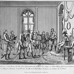 The Two Consuls Cambaceres and Le Brun nominate Napoleon Emperor, 19th century