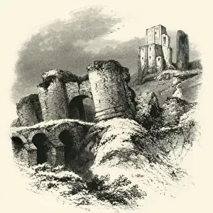 Corfe Castle, c1870