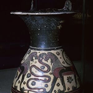 Corinthian wine jug, 6th century BC