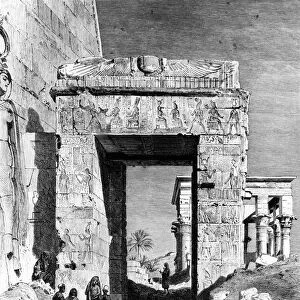 A Corner of the Temple Isis, 1881. Artist: Zehrfeld